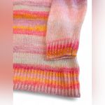 Gap Size Large Tunic Crewneck Sweater Milulticolored, Pink, Creme, Cozy, soft Pink Photo 6