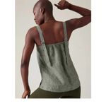 Athleta Voyager Linen Tank Aspen Green Size Large Photo 3