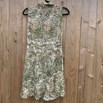Mng collared tropical dress size‎ 6 Green Photo 4