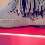 LC Lauren Conrad LAUREN Conrad Fringe Fashion Gray Boots Photo 2