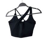 kira grace victoria strappy crop top sports bra black Photo 1