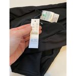 J.Crew  Textured Ribbed High Waist Bikini Swim Bottom Black Size Small NEW Photo 5