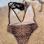 SheIn Cheetah One-Piece Swimsuit Photo 3