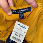 One Clothing NWT  Mustard Yellow Tie Side Romper Photo 4