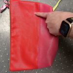 Trina Turk  Women's Pink Cosmetic Bag with Zip Closure EUC Photo 5