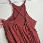 Free People Road Trip Knit Tank Top, Taupe Red Photo 2