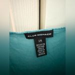 Club Monaco Vintage Y2K Teal Green Sequin Bead Cami Tank Top Size Large Photo 3