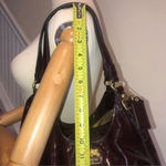 Coach  Madison Purple Patent Leather Madison Paige Triple Section Shoulder Bag Photo 7