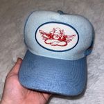 Boys Lie  Trucker Hate Blue with Angel Patch on it Photo 1