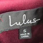 Lulus Lulu’s Delightful Occasion Burgundy Beaded Tulle Maxi Dress size Small New Photo 7