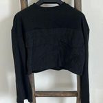 Reserved Black Women's Cropped Sweateter Oversized Small Photo 0