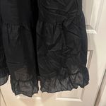 Boden Tiered Ruffle Poplin Maxi Dress‎ Size 8 Black Photo 3