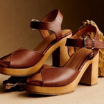 Sézane Sezane NWT Fausta Leather Clogs size 9 Photo 0