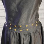 La Blanca Vintage Black Swimdress Size 14 – Gold Grommet Waist – Made in USA Photo 2