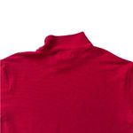 Lane Bryant Red Ribbed Casual Long Sleeve Top Mock Neck 3/4 Sleeves Women’s 14 Photo 4