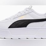 Puma  White Leather Platform Sneakers 8 Photo 0