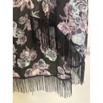 Hot Topic  Floral skulls Fringe Kimono Duster Sheer xXL Cover Up Bohemian Photo 4