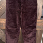 Ralph Lauren Women's Sz 8 Purple Corduroy Classic Straight Leg Pants Photo 0