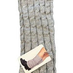 Boots Socks Knitted Crochet Fashion Leg Knee High socks Gray Photo 0