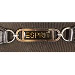 Esprit Dark Brown  Nylon/Faux Leather Trim Crossbody Purse Bag Photo 8