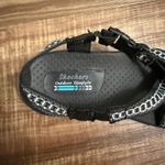 Skechers  Reggae Kooky black and white‎ outdoor river style sandals Sz 7 Photo 2