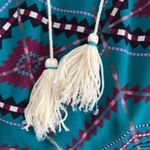 Moa Moa Teal Aztec Print Dress (Sz M) Photo 3