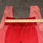 Gymshark Vibrant Red and Pink Color-Block Leggings Photo 1