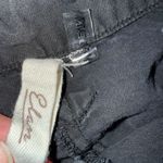 Elan  Black Elastic Waist Cuffed Jogger Versatile Casual Summer Soft Relaxed Pant Photo 4