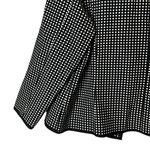 Laura Ashley Black & White Polka Dot Blazer Size 3X Photo 7