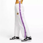 NWT NIKE X AMBUSH Womens track pants LA Lakers warmup tear away $200.00 tags XS Gold Photo 1