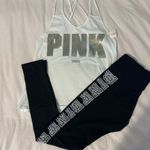 Victoria's Secret PINK Victoria’s Secret Bling Tank Top and leggings set Photo 1