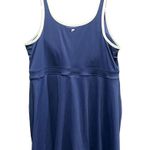 Fabletics Women's 2X Blue Sporty Sleeveless Short Dress w/ Built-In Shorts Photo 1