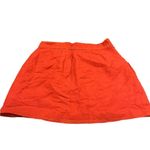 C/MEO COLLECTIVE  red linen mini skirt Photo 4