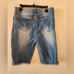 Vip jean Distressed cut off shorts size womens 5/6 Blue Photo 1
