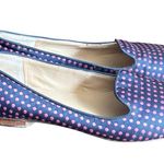 Arturo Chiang  Beatrixx Dot Flats 7 Navy & Pink Round Toe Shoes Photo 4