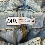 ZARA  paper bag waist jeans size 12 Photo 2
