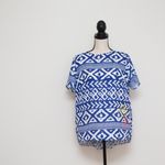 Desigual  Agape Bleu‎ Blouse Photo 3