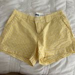 Old Navy Yellow Gingham Shorts Photo 0