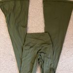 Aerie  Flare Green Crossover Leggings Photo 4