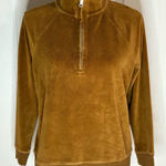 Madewell Mwl Velour Half-Zip Sweatshirt Photo 0
