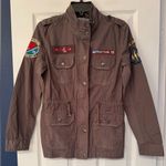 Affliction Black Premium Combat Twill Jacket Women’s Army Green Size XS Photo 2