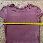 Garage Cropped Short Sleeve Top with String Wrapped Waist Trim Photo 6