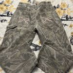 Low Rise Camo jeans Gray Size 29 Photo 3