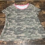 Belle by Kim Gravel Camouflage and Pink Lounge Set Size L Photo 3
