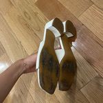 Reformation  Mariah Minimal Sandal in White Snake Emboss Photo 2