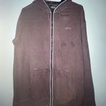 Vans Vintage Brown  Zip Up Hoodie Photo 0