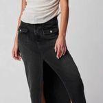 We The Free x Free People Madison Denim Midi Skirt In Black 29 Photo 0