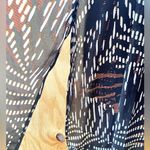 Apt. 9  Women’s Black & Brown Palm Patterned Duster Cardigan Boho Kimono Sz S/M Photo 2