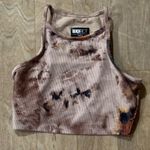 Beach Riot  Ribbed Anna Cropped Tank Tan Multicolored Size S Photo 0