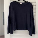 Bloomingdale’s Beltaine Bell Sleeve Brighton Sweater Blue Photo 2